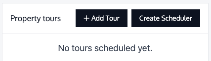 create property tour scheduler example